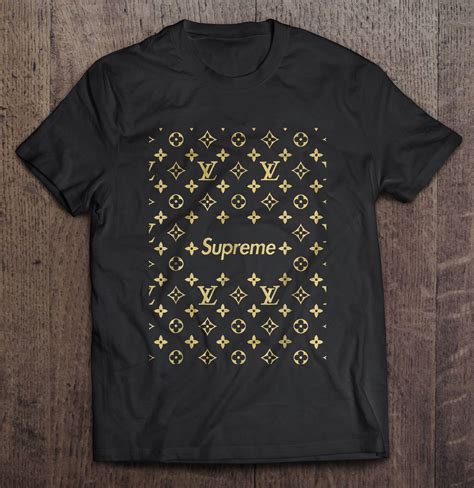 louis vuitton supreme t shirt black|supreme louis vuitton tracksuit.